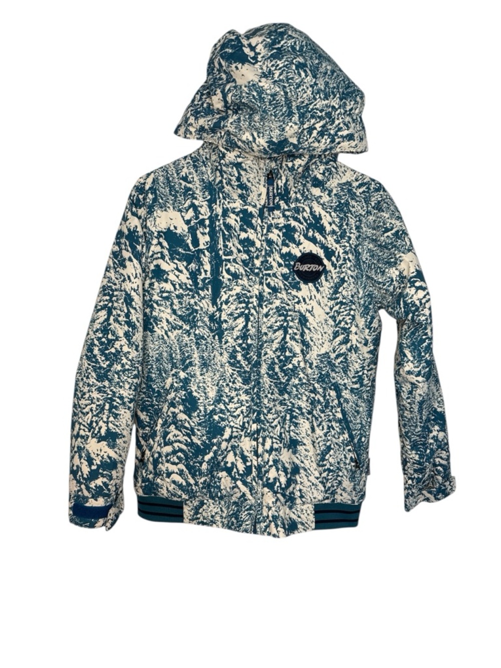 Burton Blue Blotto Trees Jacket Unisex Youth